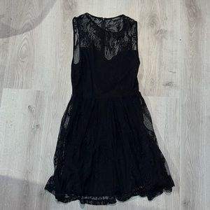 Express Black Laced Dress- XS